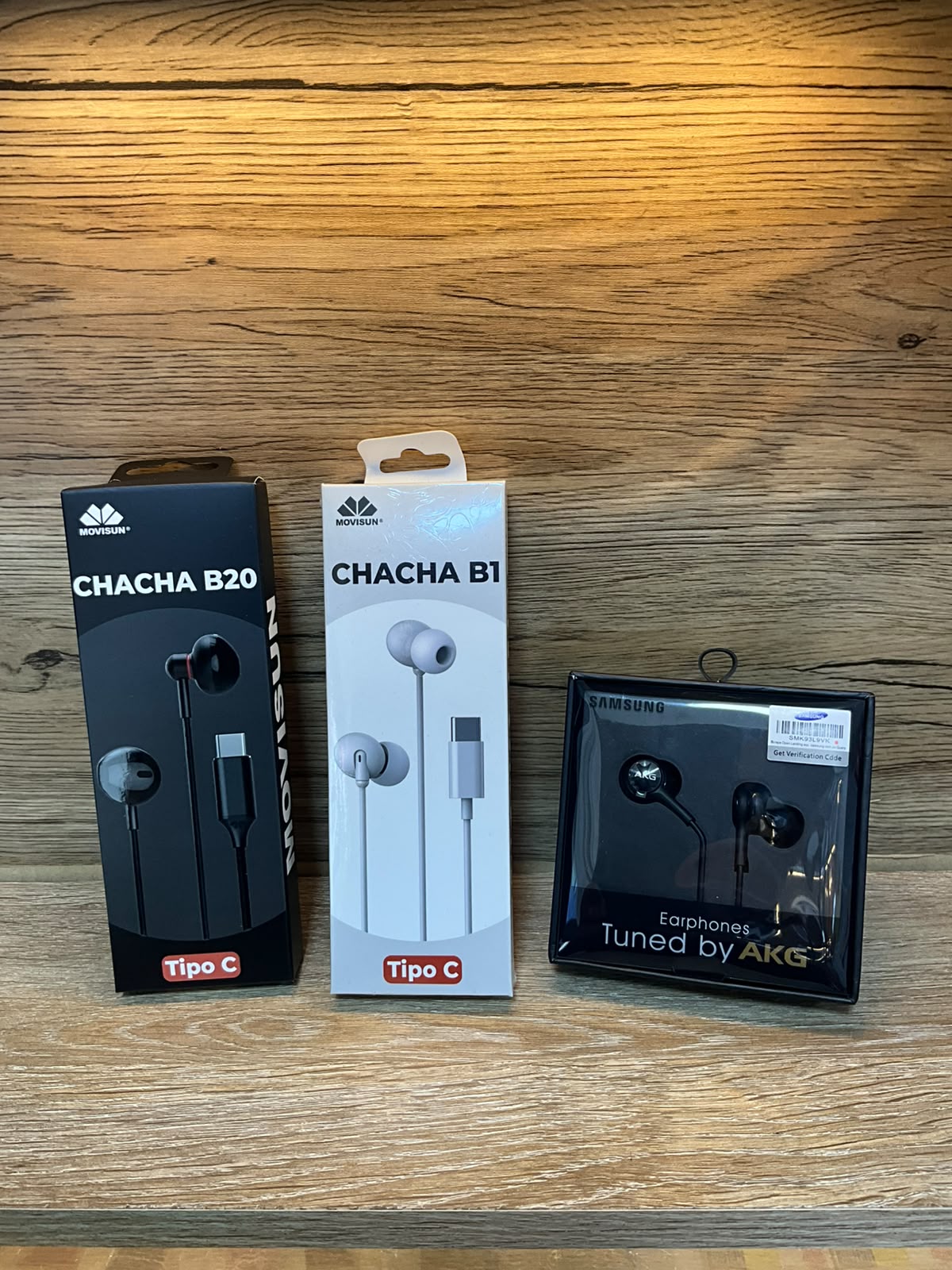 Auriculares de conexión por cable tipo C.