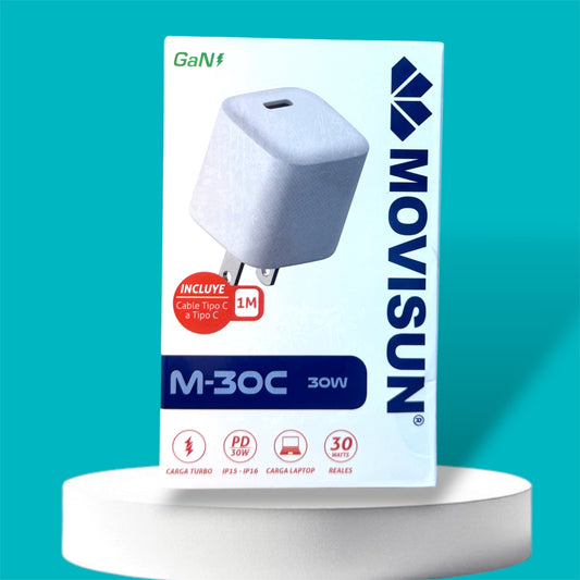 Cargador movisun tipo c 30w
