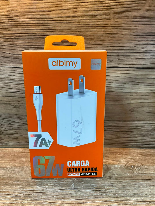 Cargador 67W Ultra Rápido