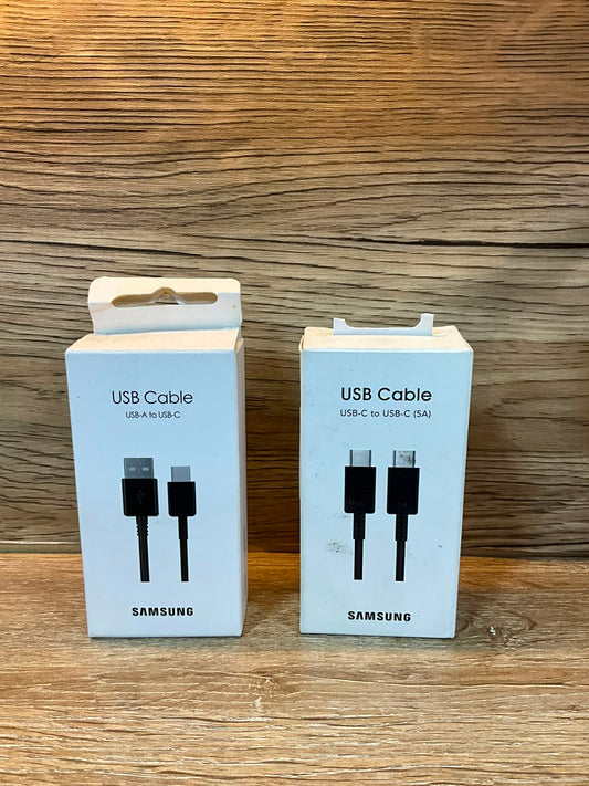 Cables Samsung USB-C y Tipo C-C