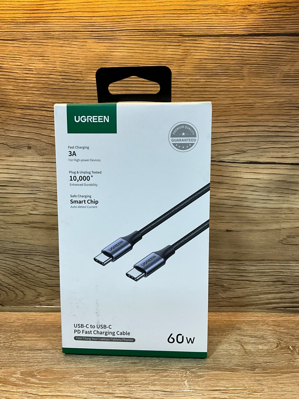 Cable UGREEN TYPE-C a TYPE-C 60W
