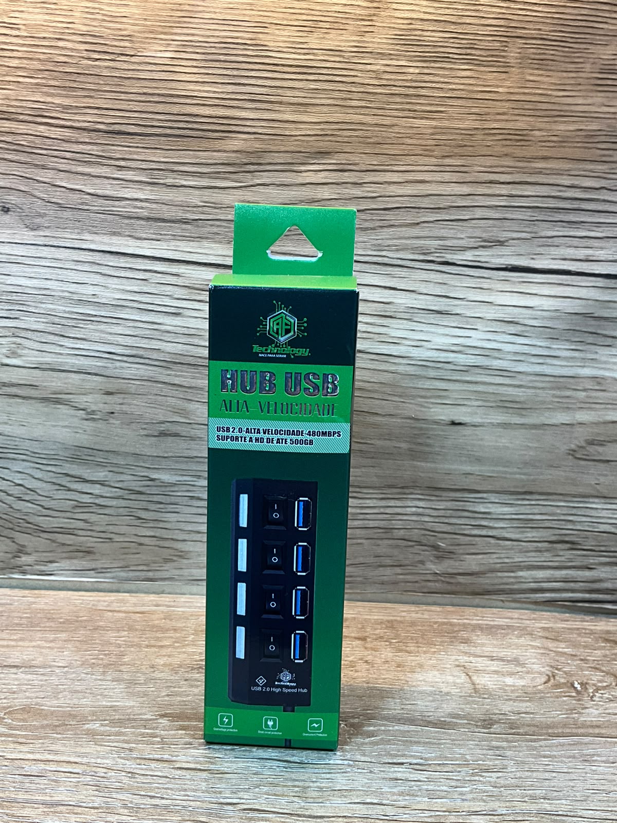Hub USB Alta Velocidad 4 Puertos