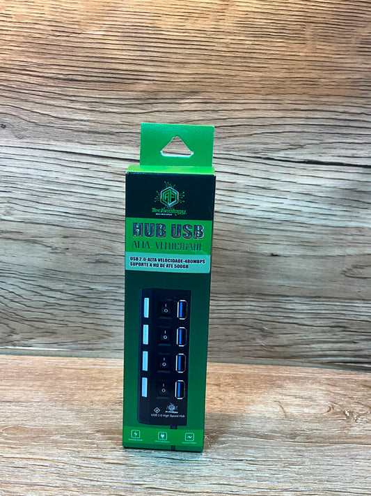 Hub USB Alta Velocidad 4 Puertos